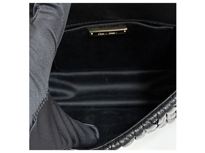 Miu Miu Borsa Tote Confidential Matelassé con Manici e Tracolla Nero - vista 13