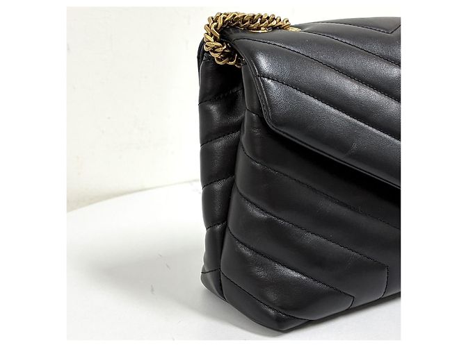 Autre Marque Borsa a tracolla Lulu Monogram Matelassé Small Black - vista 10