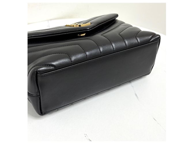 Autre Marque Borsa a tracolla Lulu Monogram Matelassé Small Black - vista 11