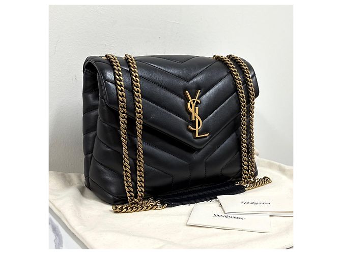 Autre Marque Borsa a tracolla Lulu Monogram Matelassé Small Black - vista 3