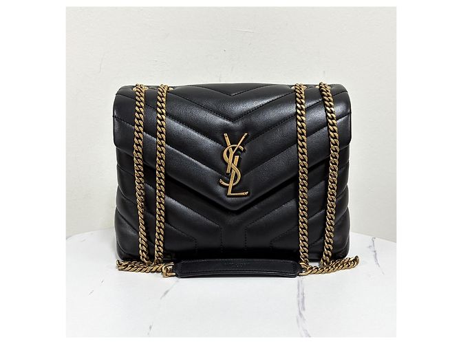 Autre Marque Borsa a tracolla Lulu Monogram Matelassé Small Black - vista 6