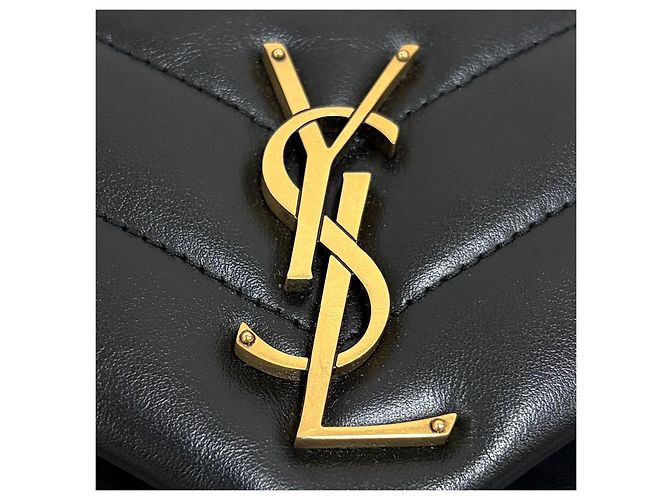 Autre Marque Borsa a tracolla Lulu Monogram Matelassé Small Black - vista 8