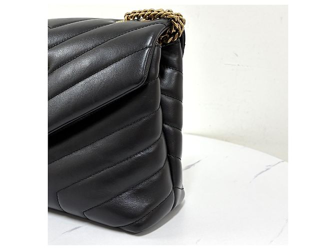Autre Marque Borsa a tracolla Lulu Monogram Matelassé Small Black - vista 9
