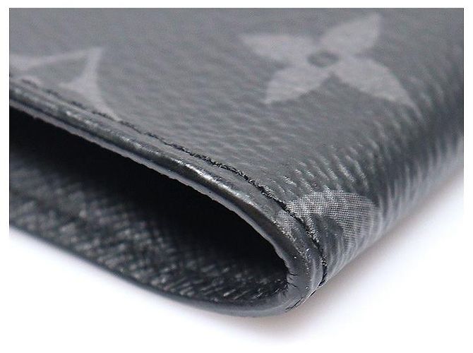 Louis Vuitton Clutch porta documenti e tablet Frank GM in tela Monogram Eclipse - vista 4