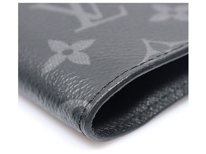 Louis Vuitton Clutch porta documenti e tablet Frank GM in tela Monogram Eclipse - vista 5