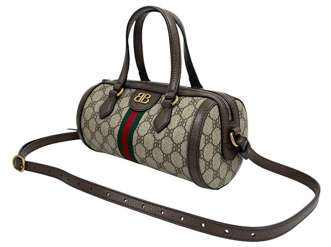 Balenciaga Borsa a tracolla Boston piccola Hacker Project Ophidia - vista 3