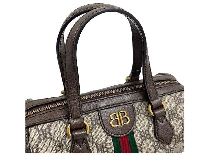 Balenciaga Borsa a tracolla Boston piccola Hacker Project Ophidia - vista 4