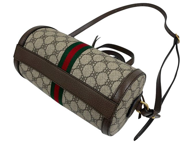 Balenciaga Borsa a tracolla Boston piccola Hacker Project Ophidia - vista 6