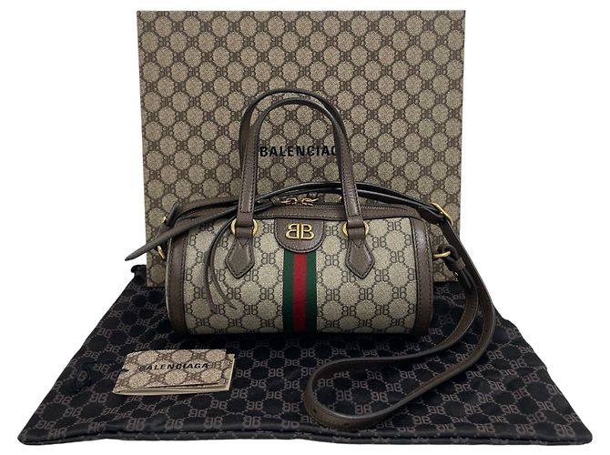 Balenciaga Borsa a tracolla Boston piccola Hacker Project Ophidia - vista 8