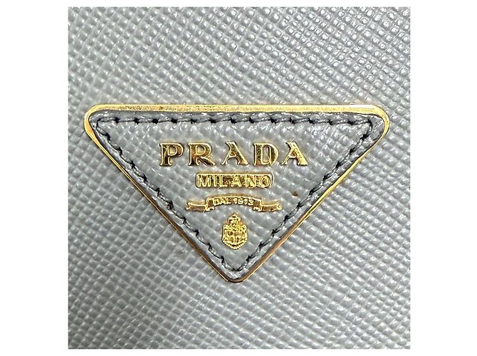 Prada Bolso Tote Doble de Saffiano Bolso de Hombro Medium - vista 6