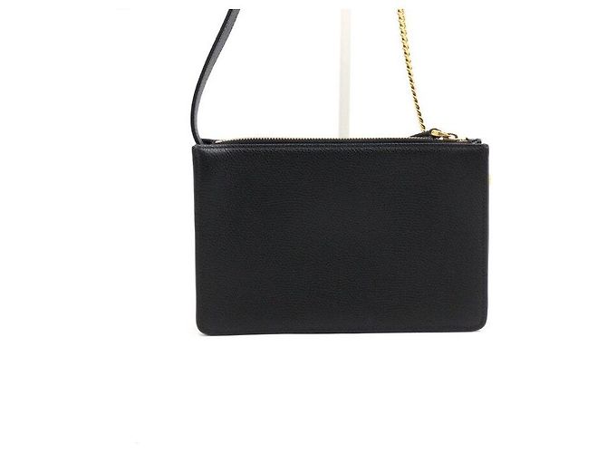 Valentino Borsa a tracolla e borsa a spalla V-Sling Strap in pelle martellata nera - vista 4