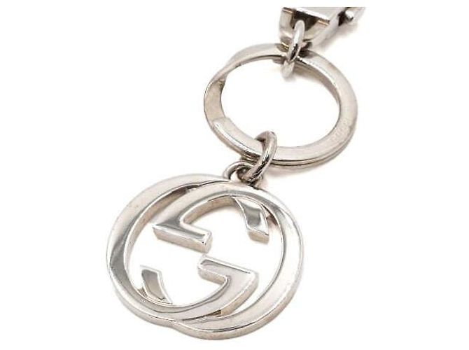 Gucci Charm per borsa in acciaio intrecciato - vista 2