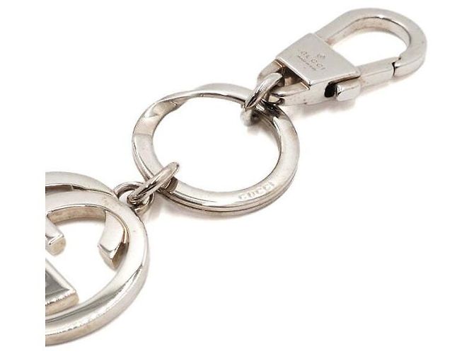 Gucci Charm per borsa in acciaio intrecciato - vista 3