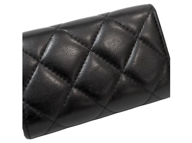Chanel Tarjetero chapado en oro negro - vista 7