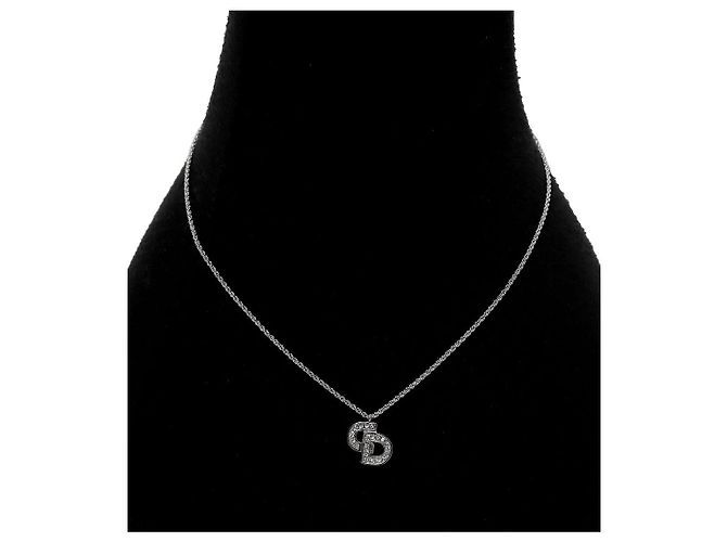 Dior Cubic CD Silver Halskette - Ansicht 5