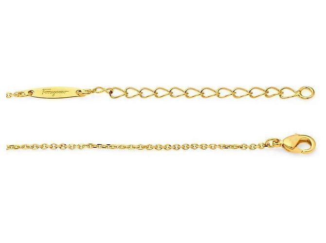 Salvatore Ferragamo Collana Gancini Gold - vista 5
