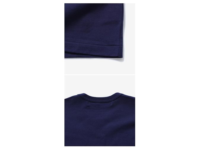 Comme Des Garcons PLAY Unisex T-Shirt mit goldenem Herz-Patch - Ansicht 8