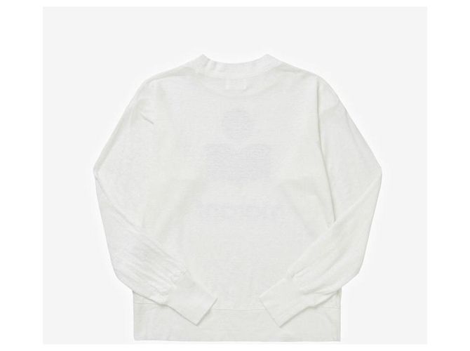 Isabel Marant KLOWIA Leinen-T-Shirt mit langen Ärmeln - Ansicht 4