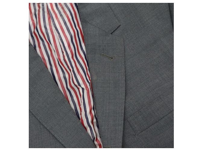 Thom Browne Mid Gray Wool Twill Blazer Herrenjacke - Ansicht 6