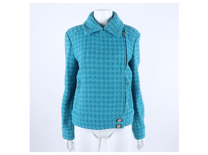Chanel Wool Zip-Up Jacket - view 5