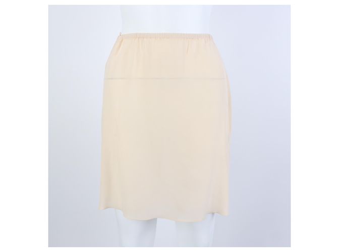 Fendi Seidenrock beige - Ansicht 5