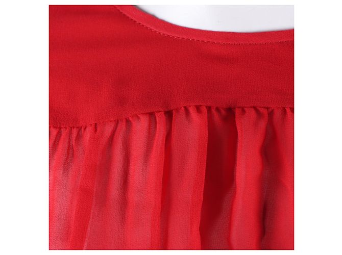 Valentino transparente Seidenbluse mit langen Ärmeln - Ansicht 4
