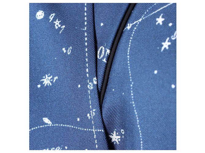 Christian Dior Seiden Cardigan lang Navy - Ansicht 4
