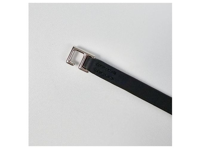 Hermès Mini Bracelet Leather Bracelet Noir - vista 9