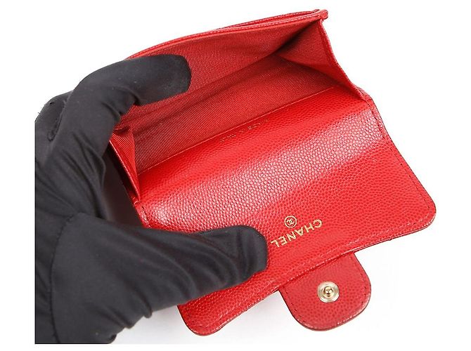 Chanel Tarjetero Cartera Classic Caviar - vista 13