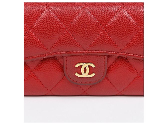 Chanel Tarjetero Cartera Classic Caviar - vista 3