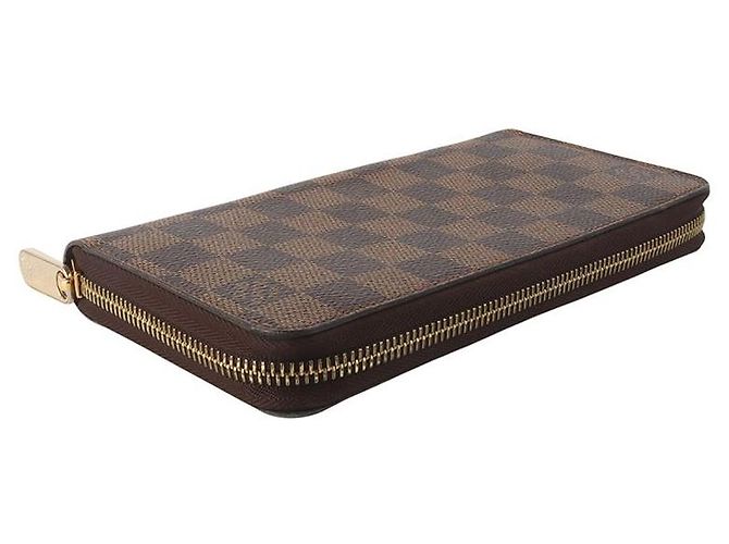 Louis Vuitton Cartera Larga Damier Ebene Zippy Wallet - vista 4