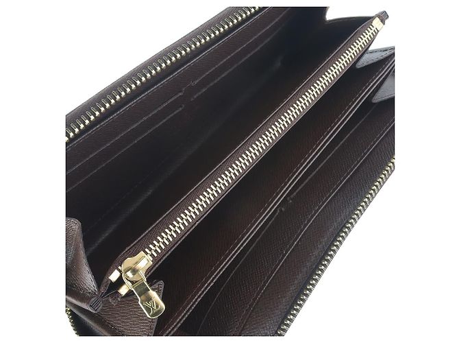 Louis Vuitton Cartera Larga Damier Ebene Zippy Wallet - vista 5