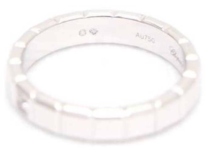 Chopard Anello Medium Ice Cube in Oro Bianco e Diamanti Carat - vista 4