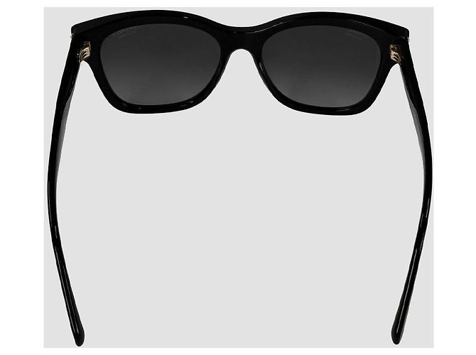 Chanel Gafas de sol polarizadas Triple Pearl Black Logo - vista 18
