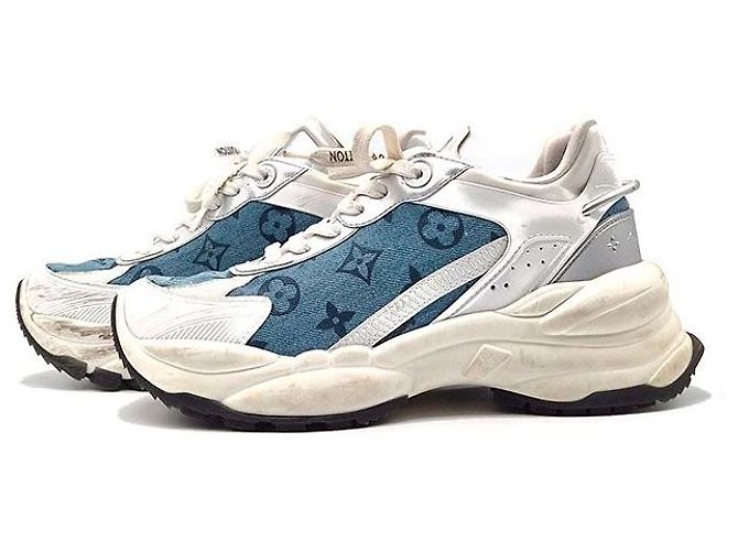 Louis Vuitton Denim Run 55 Sneaker Blau - Ansicht 3