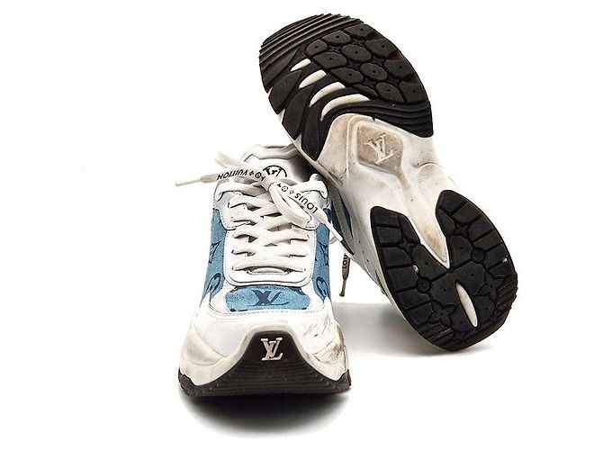 Louis Vuitton Denim Run 55 Sneaker Blau - Ansicht 6