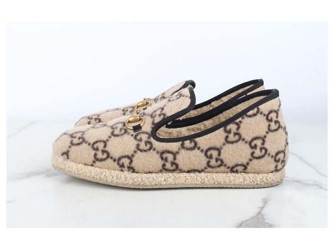 Gucci Mocassini Espadrilles in Lana con Morsetto - vista 4