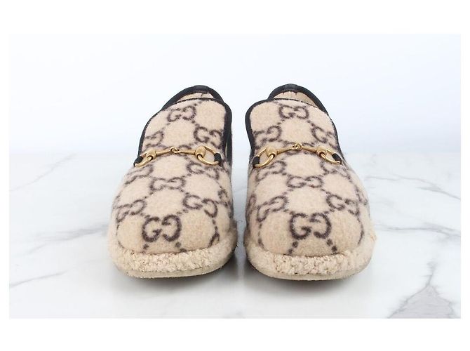 Gucci Mocassini Espadrilles in Lana con Morsetto - vista 5
