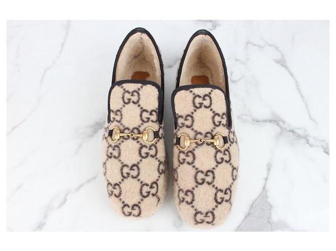Gucci Mocassini Espadrilles in Lana con Morsetto - vista 7