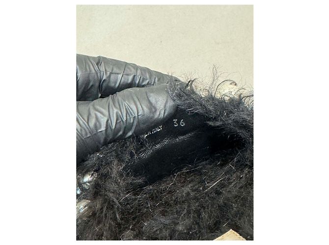 Miu Miu Pearl Shearling Hausschuhe Größe - Ansicht 2