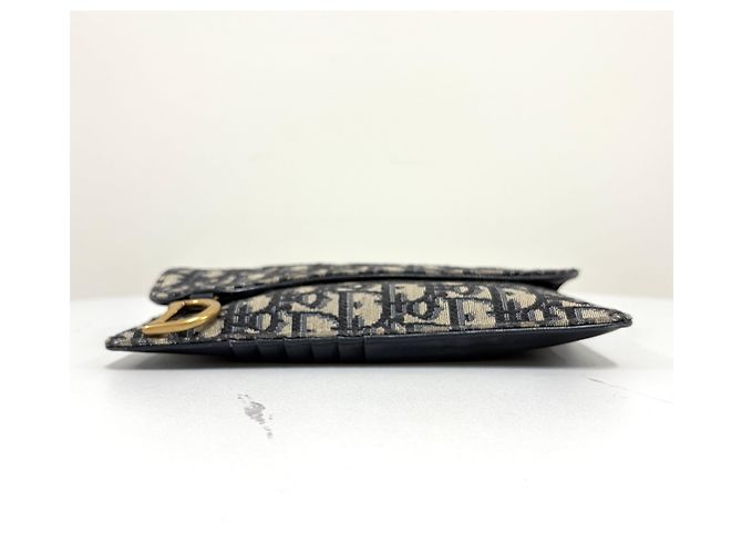 Dior Oblique Saddle Zip Long Wallet - view 11