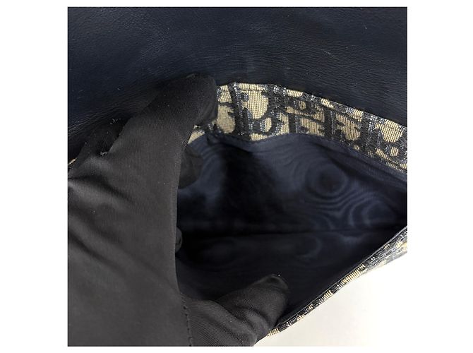 Dior Oblique Saddle Zip Long Wallet - view 13