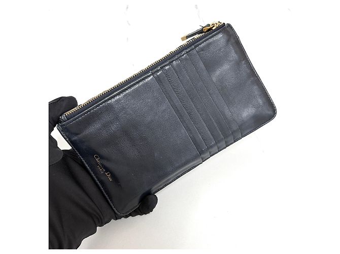 Dior Oblique Saddle Zip Long Wallet - view 5