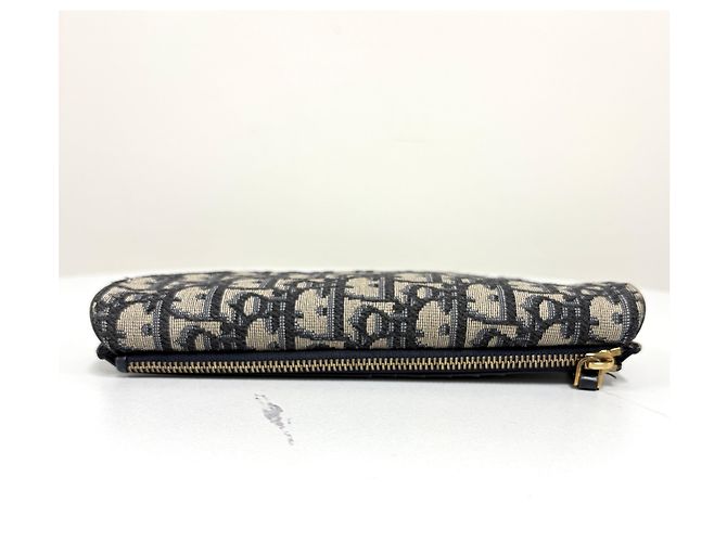Dior Oblique Saddle Zip Long Wallet - view 8
