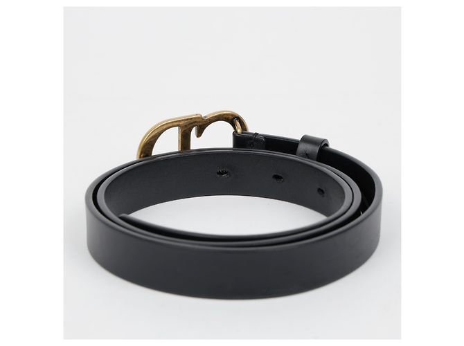 Dior Cintura in pelle di vitello Saddle Nera - vista 2