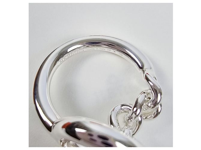 Hermès Anillo de plata para mujer Croisette Small Model - vista 10