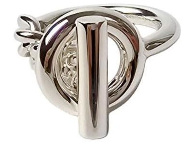 Hermès Anillo de plata para mujer Croisette Small Model - vista 4