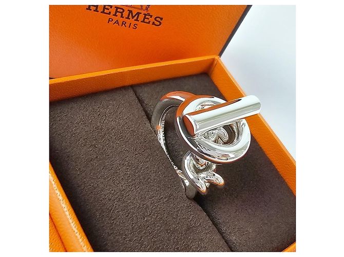 Hermès Anillo de plata para mujer Croisette Small Model - vista 7