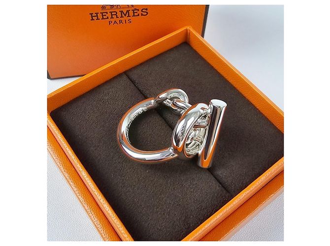 Hermès Anillo de plata para mujer Croisette Small Model - vista 8