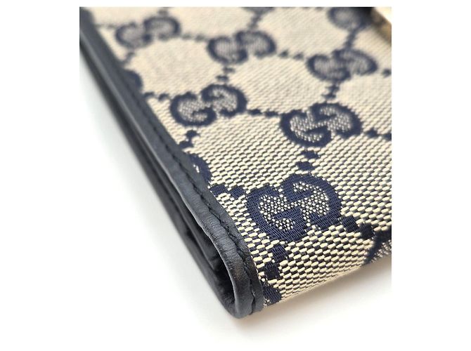 Gucci Cartera larga con solapa de lona - vista 10